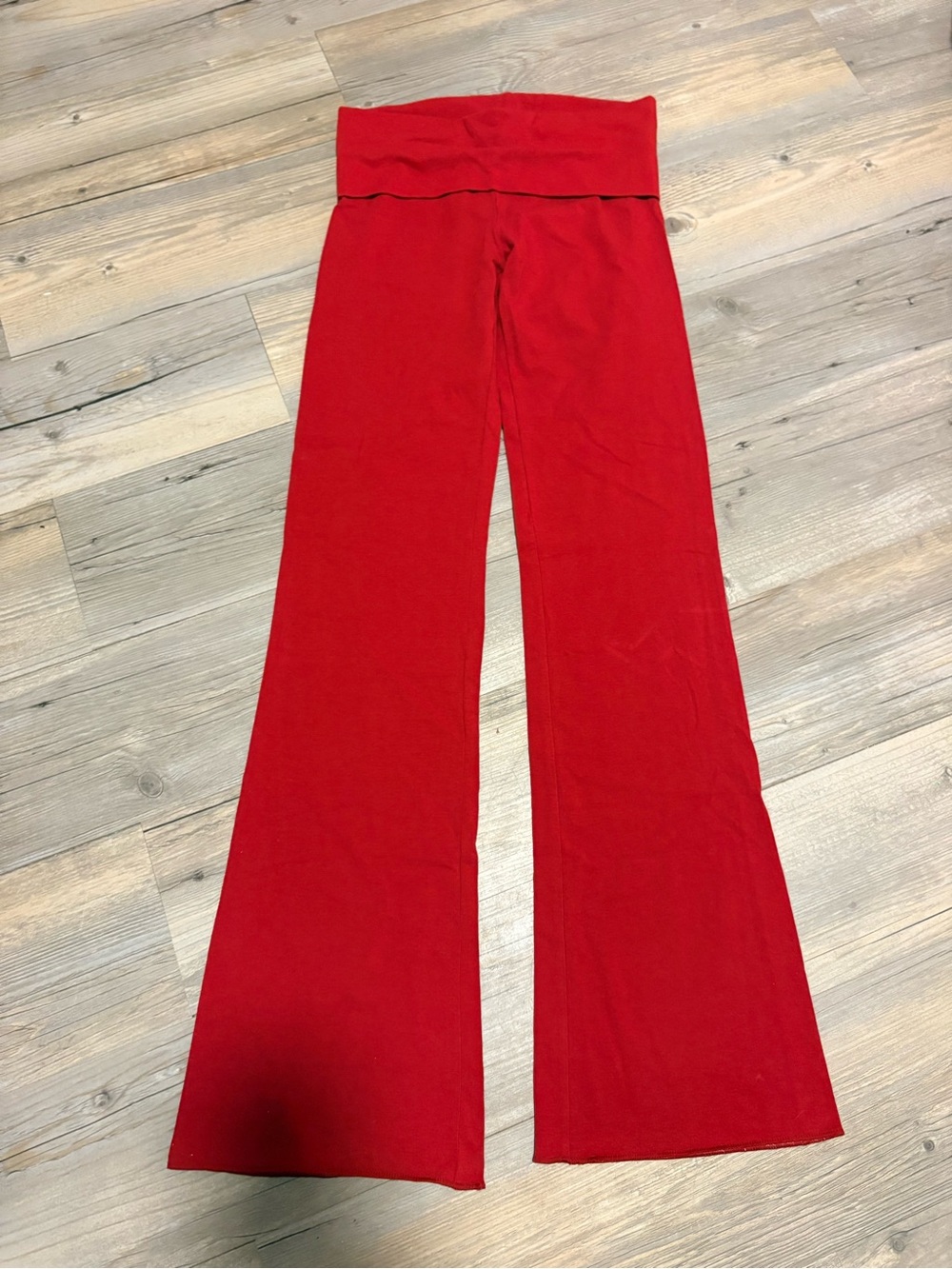 SKIMS Kim Kardashian cotton jersey foldover pants small new with tags